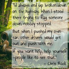 Chris Rock on helping yourself